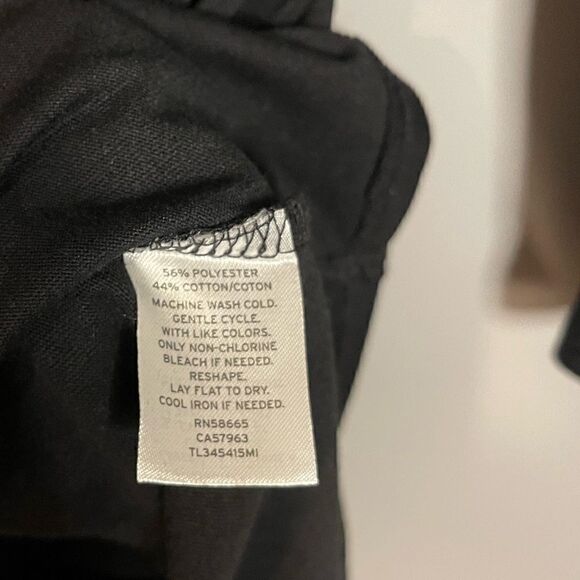 Nordstrom Leith Black Long Sleeve Side Skirt Ruching Mini Dress | SZ XS - Picture 8 of 10